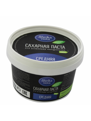 Сахарная паста средняя паста шунгит Shelka Vista